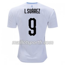 Maillot de Foot Uruguay L.Suarez 9 Exterieur Coupe du monde 2018